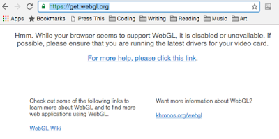 Click Here For Webgl Troubleshooting Info For Chrome On Mac